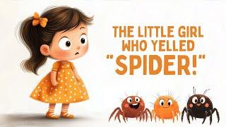 THE LITTLE GIRL WHO YELLED “SPIDER!” ️ A Fun Bedtime Story for Children 