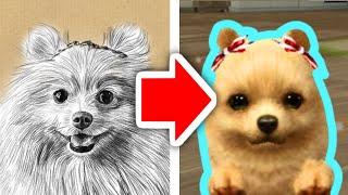 How was Nintendogs developed?