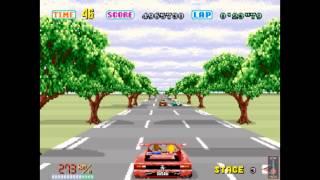 OutRun (1986) Arcade Playthrough - Route E