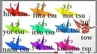 [Fun to watch Japanese] Numbers 1-10 in Arabic and Japanese way