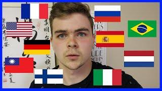 American Polyglot Speaks in 10 Languages About His Experiences