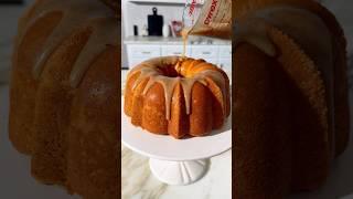Sweet Potato Pound Cake with Brown Butter Glaze on Grandbaby-Cakes.com. #cake #fallbaking