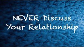  NEVER Discuss a Relationship | A Coach Red Pill video