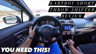 Subaru STI Kartboy Short Throw Shifter Install & Review! You NEED This Mod