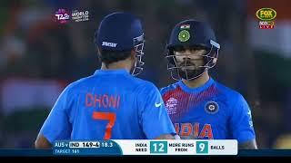 Virat kohli 82*(51) vs Australia | ICC T20 World cup | 2016 | Extended Highlights