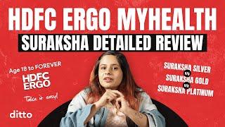 HDFC Ergo My Health Suraksha *DETAILED * 2024 | Features & Price | Should you buy?