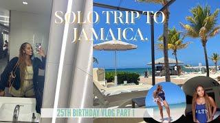 TRAVEL VLOG: SOLO TRIP TO JAMAICA  PART 1 | RIU REGGAE | 25TH BIRTHDAY #JAMAICA #TRAVEL