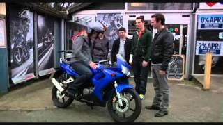 Inbetweeners Jay crashes Neil's motorbike