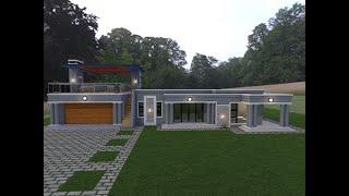 FLAT ROOF HOUSE, KS DESIGNS 3D ...MUST WATCH