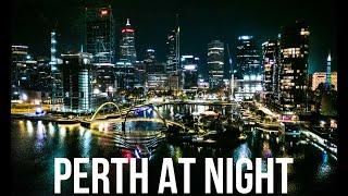 Perth City at Night Cinematic 4K