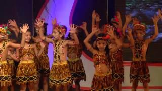 S E International School Annual Day 2015 - 2016 1st standard Jungle Dance