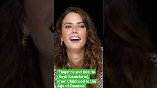 Elegance and Beauty Kaya Scodelario From Childhood to the Age of Essence