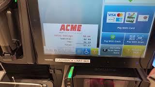 Toshiba Self Checkout at Acme Sav-On #7926, 23 US 130 and Levitt Parkway, Willingboro NJ