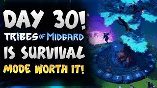 Tribes Of Midgard - IS IT WORTH PLAYING SURVIVAL MODE!? DAY 30 IN SURVIVAL MODE!