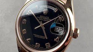 Rolex Day Date 36 118205 Rolex Watch Review