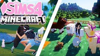  MINECRAFT Animals as SIMS 4 pets?! | CAS