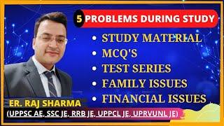 ER. RAJ SHARMA ( SSC JE & UPPSC AE)  5 Problems during study time || #Engineer Gupta