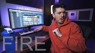 Making Fire Melodies! (making a beat fl studio)