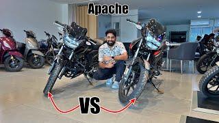 Tvs Apache RTR 160 2v Black vs Apache 160 2v bluetooth 2024 Model Which Is Best Bike In 160cc