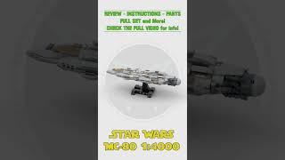 LEGO |STAR WARS| MC-80 Home One - 1/4000 Scale #lego #moc #afol #fyp #fypシ #shorts #short #starwars