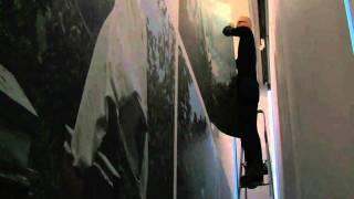 Installation footage - Window Commission 2010