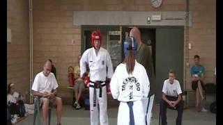 HWA RANG Taekwon DO - Anthony-Leen Sparring 4