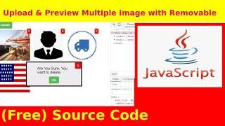 Ep86 - Upload and Preview Multiple Image with Removable - JavaScript Source Code