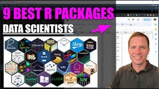 9 R packages that EVERY Data Scientist must know (in 9-minutes)