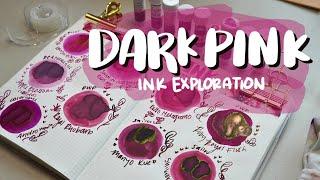 Dark Pink Fountain Pen Ink  | Ink Exploration No. 21