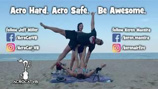 Acro Yoga Demo - Vash / Supported Inside Side Star - AcroCatVB