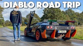 750 Miles In A Lamborghini Diablo SV-R! [London to Germany]