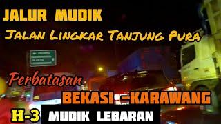 Jalur Mudik Motor Jalan Lingkar Tanjung Pura H-3 Lebaran