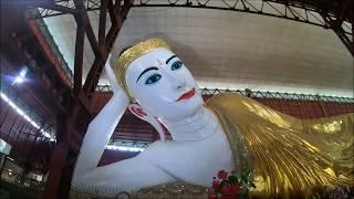 "Sweet Eye Buddha" - The Stunning Reclining Buddha at Chauk Htat Gyi Pagoda