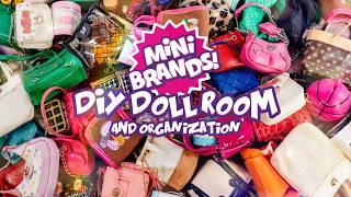 Organization Hacks For Mini Brands | How To Make a Doll Room For Small Spaces