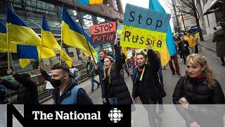 Canadians hold solidarity rallies for Ukraine