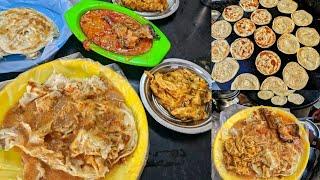 Morning Breakfast Parotta & Chicken Kalaki - Sapadu  & Dessert Ep-2 #parotta #streetfood