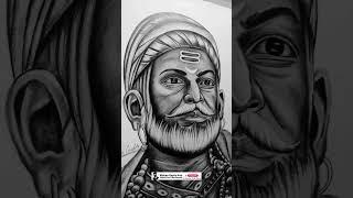  Chhatrapati Shivaji Maharaj  #shivajimaharaj #shiv  #viral #realistic #drawing #shubham #shorts