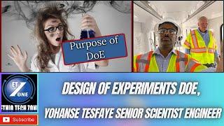 Design of experiments DOE prof.Yohannes Tesfaye #education #quality #asq #iso