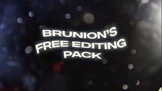 BRUNION'S FREE EDITING PACK (Overlay, SFX, Flow Clip, ...)  - Link in Desc