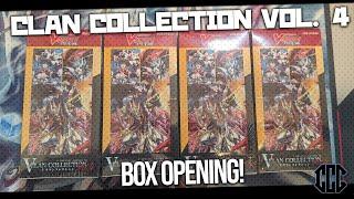 Opening Four Boxes of V-Clan Collection Vol.4! [Cardfight!! Vanguard!]