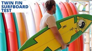 Testing all the best twin fin surfboards to find THE ONE