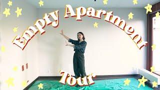 I'M MOVING ️ empty apartment tour | moving vlog #1