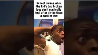 School nurses be like: