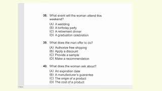 TEST 5- Part 3 - Q32-49 Toeic 2024