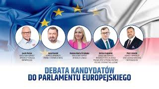 Debata kandydatów do Parlamentu Europejskiego. Studio TV Gazety Olsztyńskiej