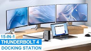 TOBENONE 15-in-1 Thunderbolt 4 Docking Station | Redefine Your Connectivity!