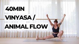 40Min INT/ADV Vinyasa With Animal Flow