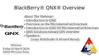 BlackBerry® QNX® Overview