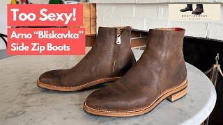 Arno Shoes "Bliskavka" Side Zip Ankle Boots Review
