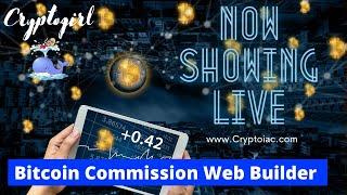 Bitcoin Commission Earning Crypto News Website Builder with Cryptogirl Cryptoiac.com